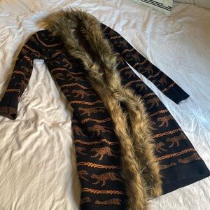 show me your mumu sweater with faux fur lining